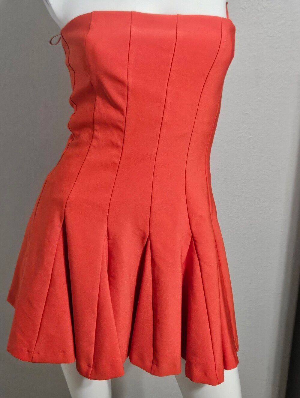 Zara Women's Mini Dress - Bright Orange